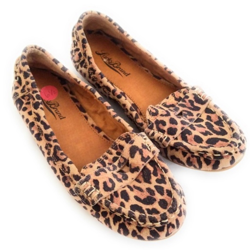 Lucky Brand  Animal Print Feverton Leather Loafer